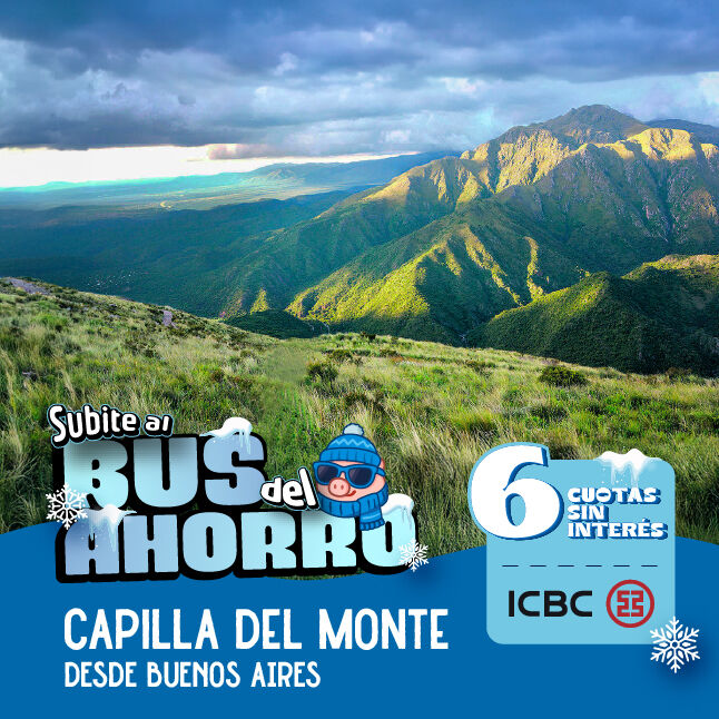 pasajes desde Buenos Aires a Capilla del Monte